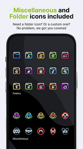 Aline Icon Pack app, screenshot 4