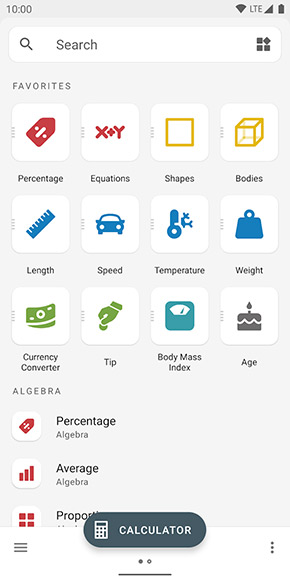 All-In-One Calculator app, screenshot 1