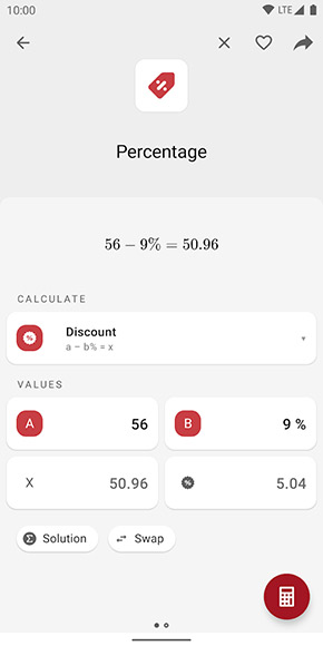 All-In-One Calculator app, screenshot 5