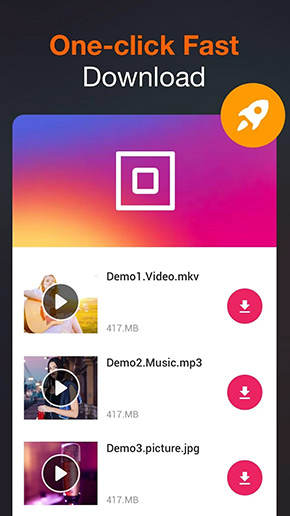 All Video Downloader app, screenshot 2