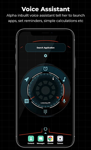 Alpha Hybrid Launcher app, screenshot 6