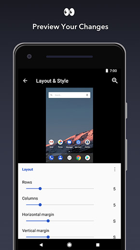 Apex Launcher app, screenshot 3