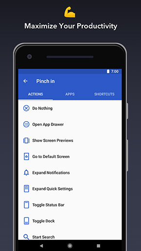 Apex Launcher app, screenshot 4
