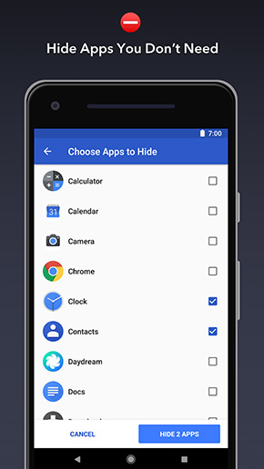 Apex Launcher app, screenshot 5