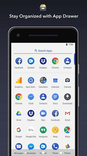 Apex Launcher app, screenshot 7