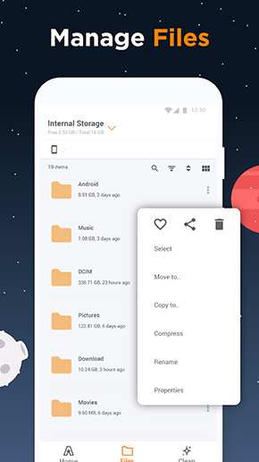 ASTRO File Manager app, screenshot 3