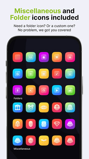 Athena Icon Pack app, screenshot 4