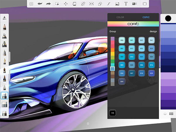 Autodesk SketchBook app, screenshot 3