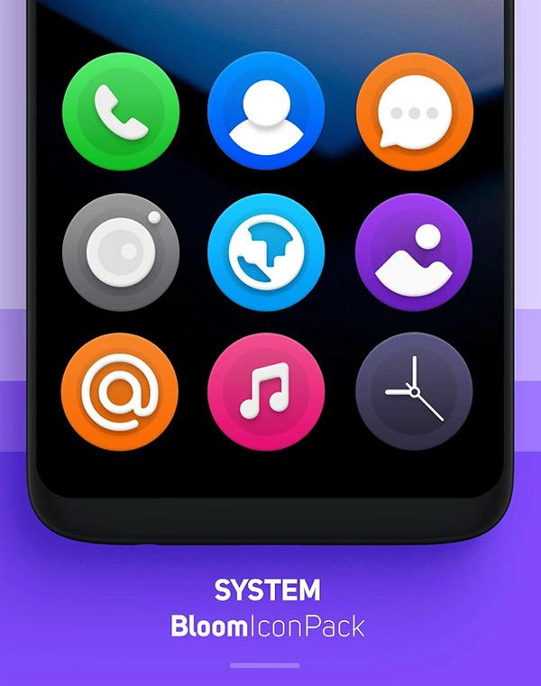 Bloom Icon Pack app, screenshot 1