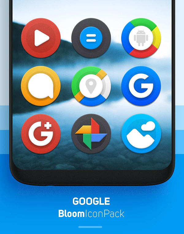 Bloom Icon Pack app, screenshot 2