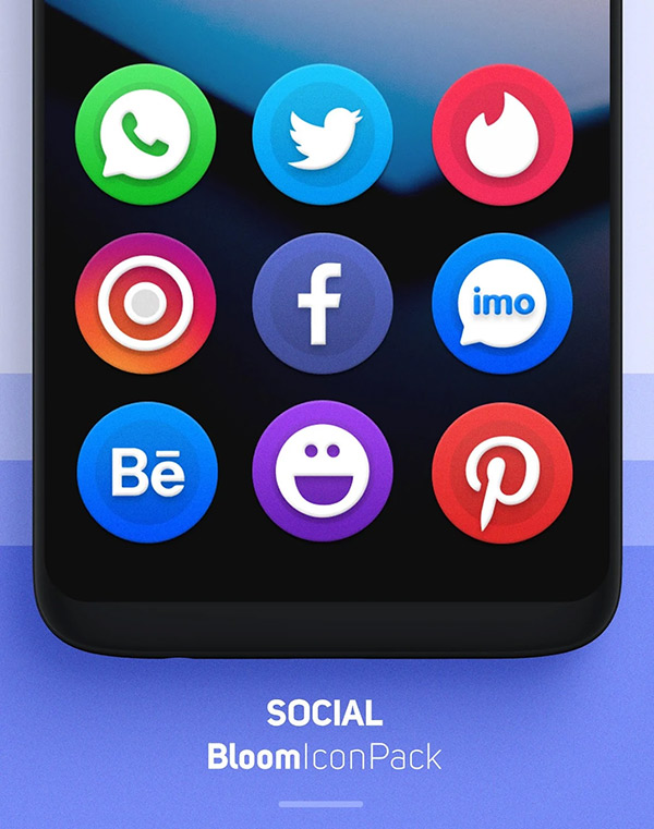 Bloom Icon Pack app, screenshot 6