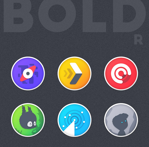 Boldr Icon Pack app, screenshot 3