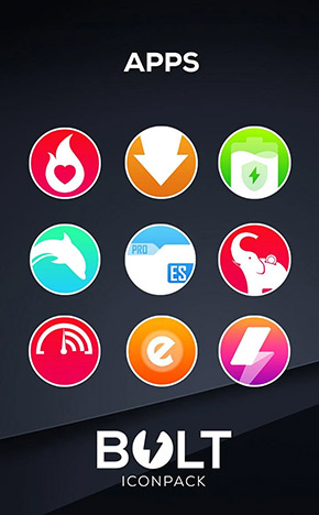 BOLT Icon Pack app, screenshot 3