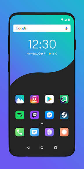 Borealis Icon Pack app, screenshot 1