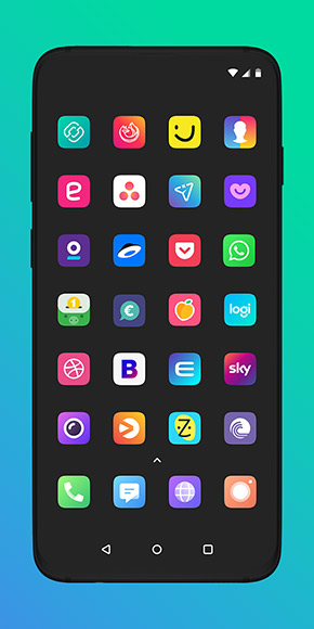Borealis Icon Pack app, screenshot 3