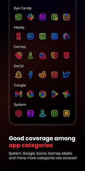 Caelus Duotone Icon Pack app, screenshot 3