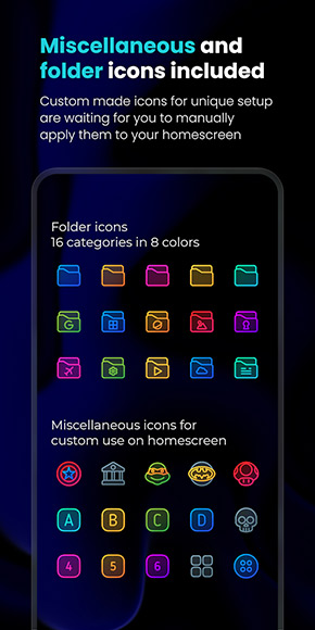 Caelus Duotone Icon Pack app, screenshot 4