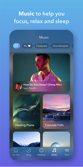 Calm app, screenshot 3