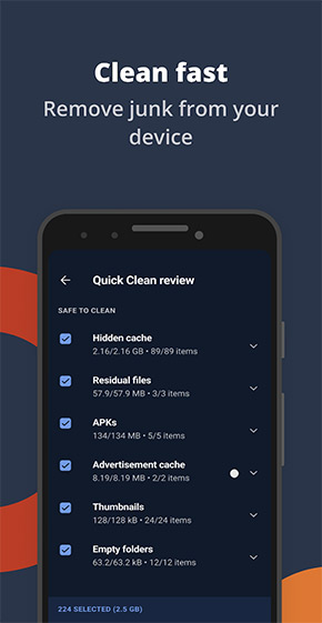 CCleaner app, screenshot 3