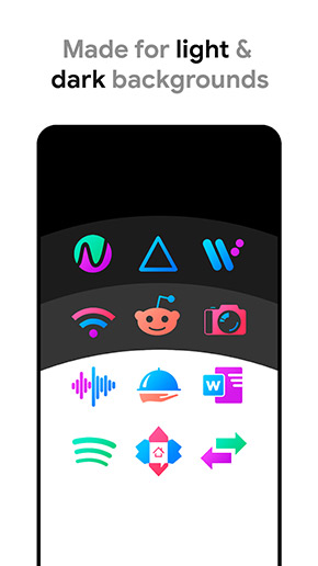 Chroma Icon Pack app, screenshot 3