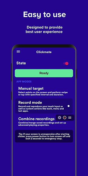 Clickmate app, screenshot 5