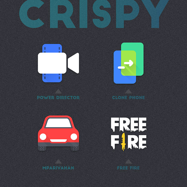 Crispy Icon Pack app, screenshot 4