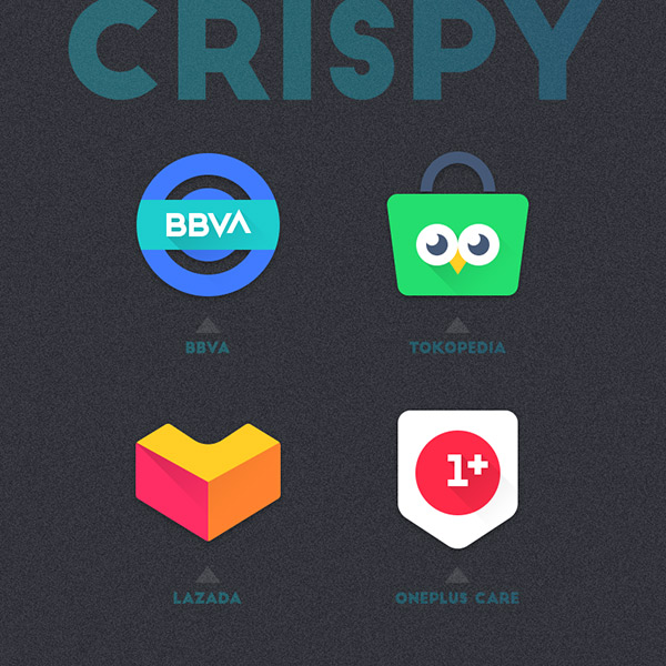 Crispy Icon Pack app, screenshot 6