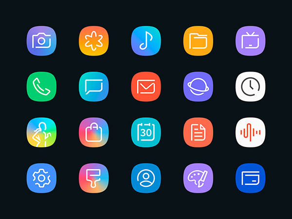 Delux Icon Pack app, screenshot 1