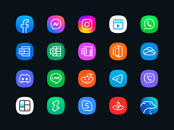 Delux Icon Pack app, screenshot 3