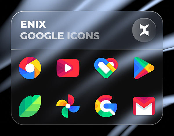 ENIX Icon Pack app, screenshot 1