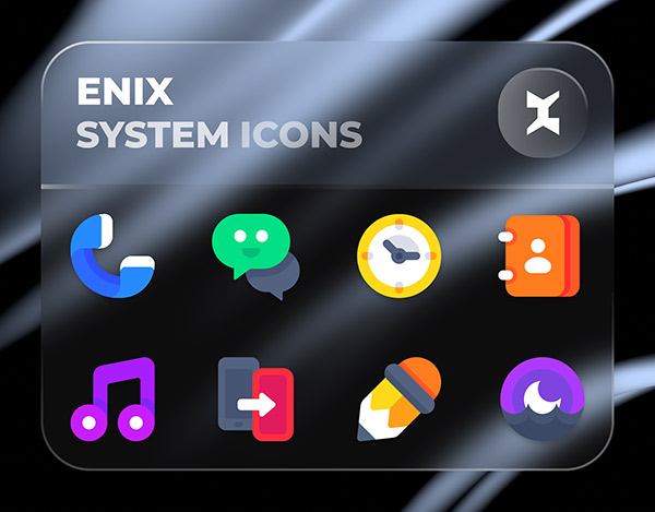 ENIX Icon Pack app, screenshot 2