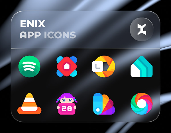 ENIX Icon Pack app, screenshot 3