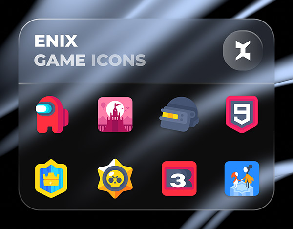 ENIX Icon Pack app, screenshot 5