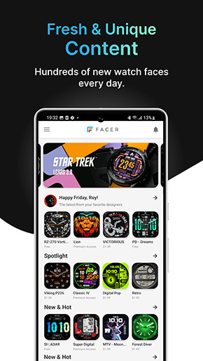 Facer Watch Faces app, screenshot 6