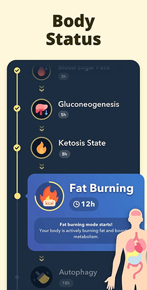 Fasting Tracker app, screenshot 4