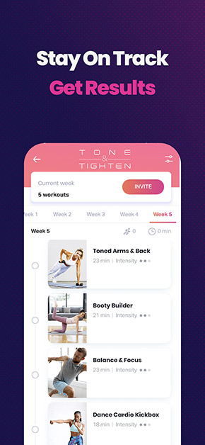 FitOn app, screenshot 5