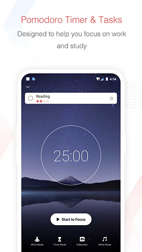 Focus To-Do app, screenshot 1