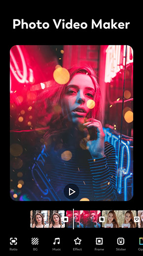 FotoPlay Video Maker app, screenshot 1