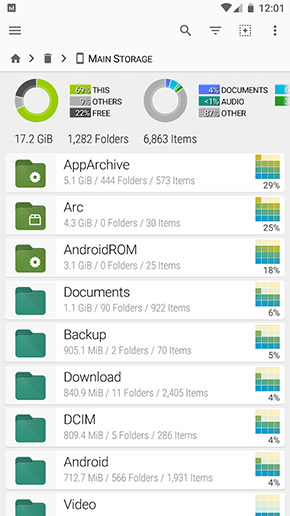FX File Explorer app, screenshot 2