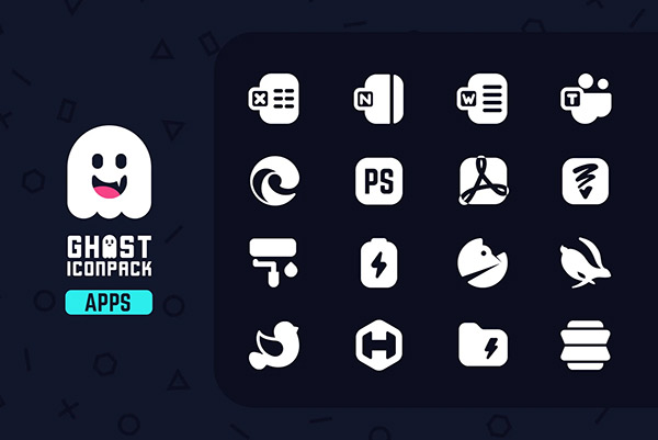Ghost Icon Pack app, screenshot 3