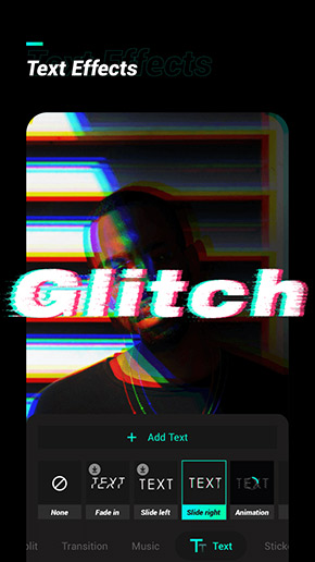 Glitch FX app, screenshot 2