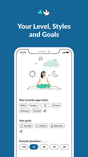 Gotta Yoga app, screenshot 2