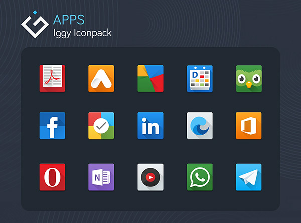 Iggy Icon Pack app, screenshot 2