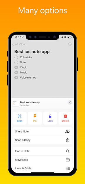 iNote app, screenshot 6