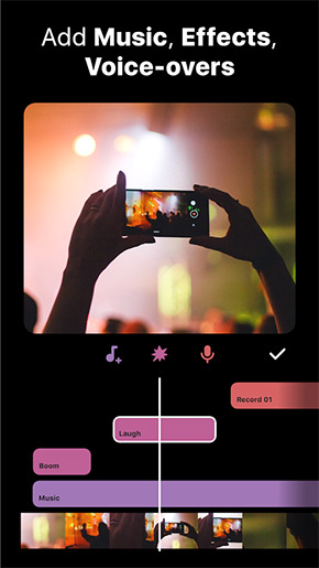 InShot app, screenshot 2