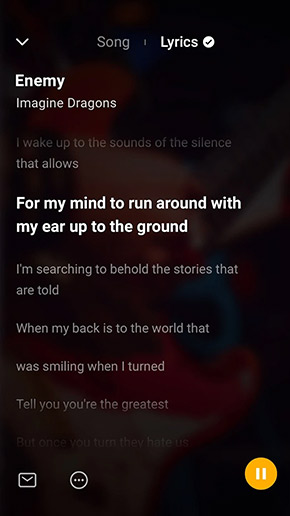 Inshot Music Player app, screenshot 3