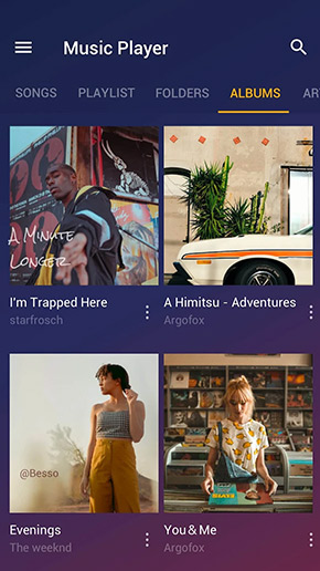 Inshot Music Player app, screenshot 4