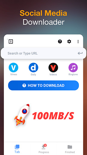 InShot Video Downloader app, screenshot 2