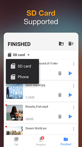 InShot Video Downloader app, screenshot 4