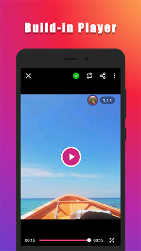 InsMate Video Downloader app, screenshot 5